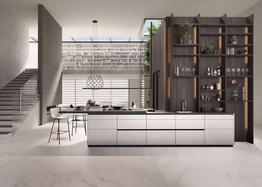 Kitchen Set Estetik Minimalis Tanpa Handle